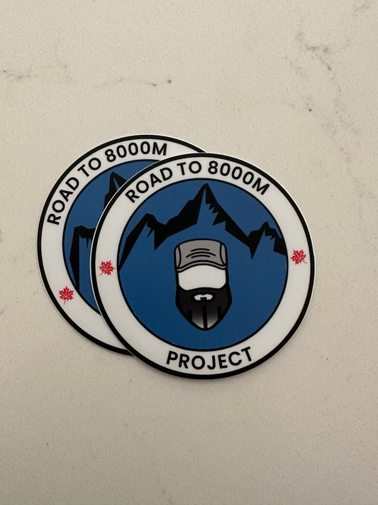 ROAD TO 8000M PROJECT DECAL